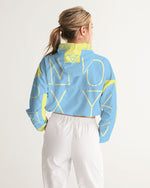 Load image into Gallery viewer, Blu Lemonade  Women's Cropped Windbreaker
