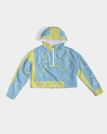 Load image into Gallery viewer, Blu Lemonade  Women's Cropped Windbreaker
