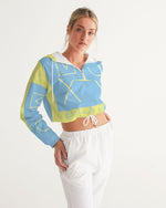 Load image into Gallery viewer, Blu Lemonade  Women's Cropped Windbreaker
