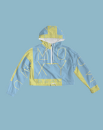 Load image into Gallery viewer, Blu Lemonade  Women's Cropped Windbreaker
