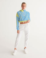 Load image into Gallery viewer, Blu Lemonade  Women's Cropped Windbreaker
