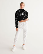 Load image into Gallery viewer, Blackout Women's Cropped Windbreaker

