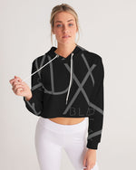 Load image into Gallery viewer, Blackout Women's Cropped Hoodie
