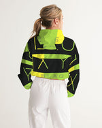 Load image into Gallery viewer, Women's Cropped Windbreaker x MOXYBLAQ rasta
