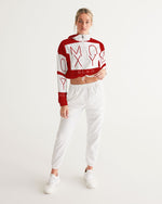 Load image into Gallery viewer, MOXYBLAQ  Women's Cropped Windbreaker
