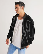 Load image into Gallery viewer, Blackout Men's Stripe-Sleeve Track Jacket

