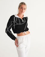 Load image into Gallery viewer, Blackout Women's Cropped Windbreaker
