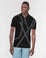 Load image into Gallery viewer, Men's Slim Fit Short Sleeve Polo BLACKOUT
