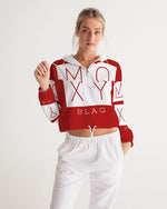 Load image into Gallery viewer, MOXYBLAQ  Women's Cropped Windbreaker
