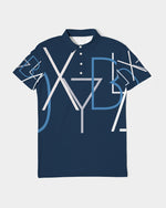 Load image into Gallery viewer, Blues  Men's Slim Fit Short Sleeve Polo
