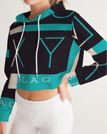 Load image into Gallery viewer, MOXYBLAQ melo Dip Women's Cropped Hoodie
