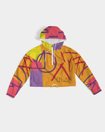 Load image into Gallery viewer, Women's Cropped Windbreaker "Honeyberry
