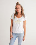 Load image into Gallery viewer, MOXYBLAQ Women's V-Neck Tee
