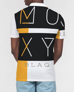 Load image into Gallery viewer, MOXYBLAQ  Men's Slim Fit Short Sleeve Polo
