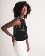 Load image into Gallery viewer, Blackout Women's Cropped Tank
