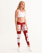 Load image into Gallery viewer, MOXYBLAQ Women's Yoga Pants RED ALERT

