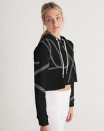 Load image into Gallery viewer, Blackout Women's Cropped Hoodie
