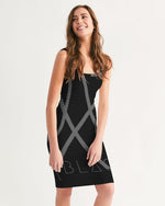 Load image into Gallery viewer, Blackout Women's Midi Bodycon Dress
