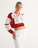 Load image into Gallery viewer, MOXYBLAQ  Women's Cropped Windbreaker
