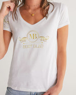 Load image into Gallery viewer, MOXYBLAQ Women's V-Neck Tee
