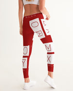 Load image into Gallery viewer, MOXYBLAQ Women's Yoga Pants RED ALERT
