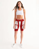 Load image into Gallery viewer, MOXYBLAQ  Women's Mid-Rise Bike Shorts
