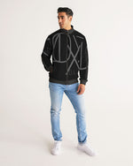 Load image into Gallery viewer, Blackout Men's Stripe-Sleeve Track Jacket
