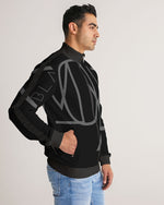Load image into Gallery viewer, Blackout Men's Stripe-Sleeve Track Jacket
