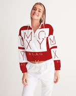Load image into Gallery viewer, MOXYBLAQ  Women's Cropped Windbreaker

