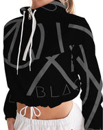 Load image into Gallery viewer, Blackout Women's Cropped Windbreaker
