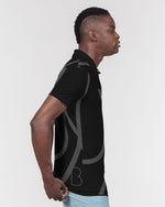 Load image into Gallery viewer, Men's Slim Fit Short Sleeve Polo BLACKOUT
