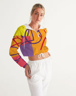 Load image into Gallery viewer, Women's Cropped Windbreaker "Honeyberry
