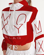 Load image into Gallery viewer, MOXYBLAQ  Women's Cropped Windbreaker
