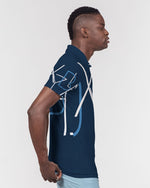 Load image into Gallery viewer, Blues  Men's Slim Fit Short Sleeve Polo

