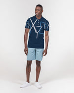 Load image into Gallery viewer, Blues  Men's Slim Fit Short Sleeve Polo
