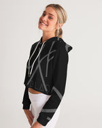 Load image into Gallery viewer, Blackout Women's Cropped Hoodie
