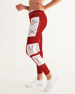 Load image into Gallery viewer, MOXYBLAQ Women's Yoga Pants RED ALERT
