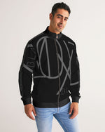 Load image into Gallery viewer, Blackout Men's Stripe-Sleeve Track Jacket
