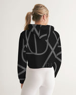 Load image into Gallery viewer, Blackout Women's Cropped Hoodie

