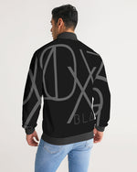Load image into Gallery viewer, Blackout Men's Stripe-Sleeve Track Jacket
