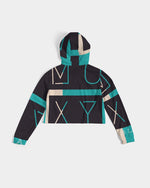 Load image into Gallery viewer, MOXYBLAQ melo Dip Women's Cropped Hoodie
