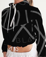 Load image into Gallery viewer, Blackout Women's Cropped Windbreaker
