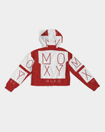 Load image into Gallery viewer, MOXYBLAQ  Women's Cropped Windbreaker

