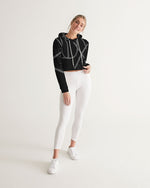 Load image into Gallery viewer, Blackout Women's Cropped Hoodie
