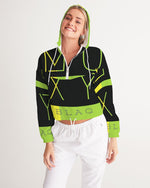 Load image into Gallery viewer, Women's Cropped Windbreaker x MOXYBLAQ rasta

