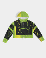 Load image into Gallery viewer, Women's Cropped Windbreaker x MOXYBLAQ rasta
