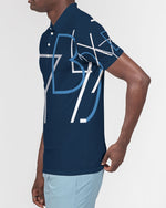 Load image into Gallery viewer, Blues  Men's Slim Fit Short Sleeve Polo

