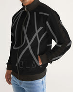 Load image into Gallery viewer, Blackout Men's Stripe-Sleeve Track Jacket
