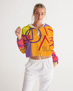 Load image into Gallery viewer, Women's Cropped Windbreaker "Honeyberry
