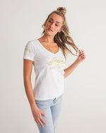 Load image into Gallery viewer, MOXYBLAQ Women's V-Neck Tee
